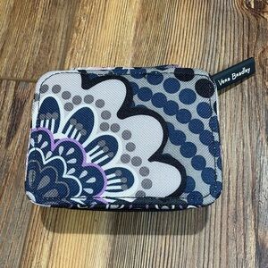 Vera Bradley Iconic Travel Pill Case Mimosa Medallion Purple & Gray